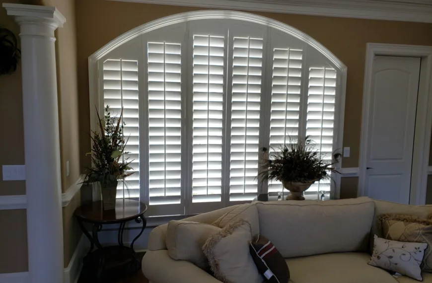 Plantation Shutters for Arched Windows: Our Customization Process