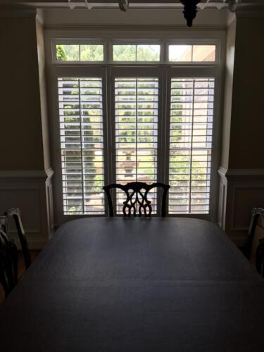 Dining Room Plantation Shutters