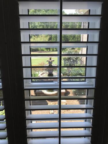 Close Up Plantation Shutters